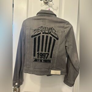 Zadig & Voltaire Grey Jean Jacket